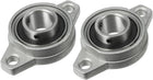 2pcs KFL003 17mm Zinc Alloy Self Aligning Pillow Block Flange Bearing