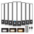 LinkMejor 8" 8 pezzi per illuminazione sottoporta a wireless con telecomando