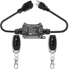 LinkMejor Remote Control Switch Kunci Tahan Air, AC110/230/240/250v, Jangkau 328ft, 20A