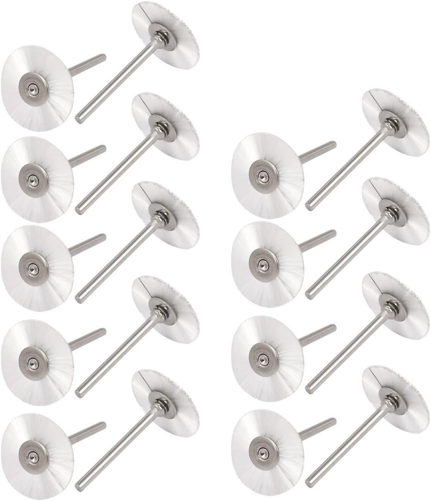 25mm Diameter Polishing Buffing Tool Nylon Wire Wheel Brushes 18pcs