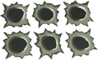 Army Green Paper Made Shothole 6 Holes Car Decal Sticker