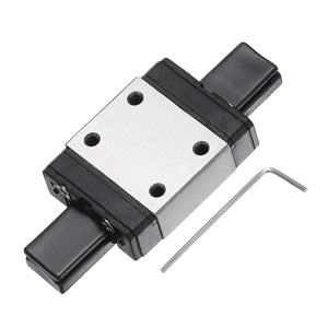 MGN7C Linear Bearing Sliding Carriage Block with Mini Guide and Wrench for 7mm Linear Motion Slide Rail Guide, 3D Printer, CNC Machine