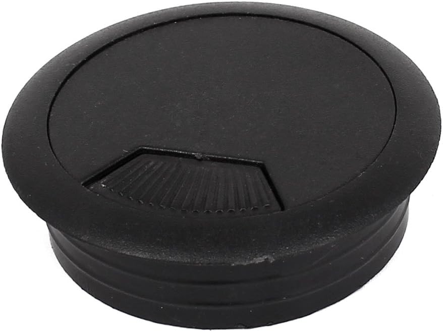 Plastic Computer Desk Table Grommet Cable Wire Outlet Hole Cover 50mm