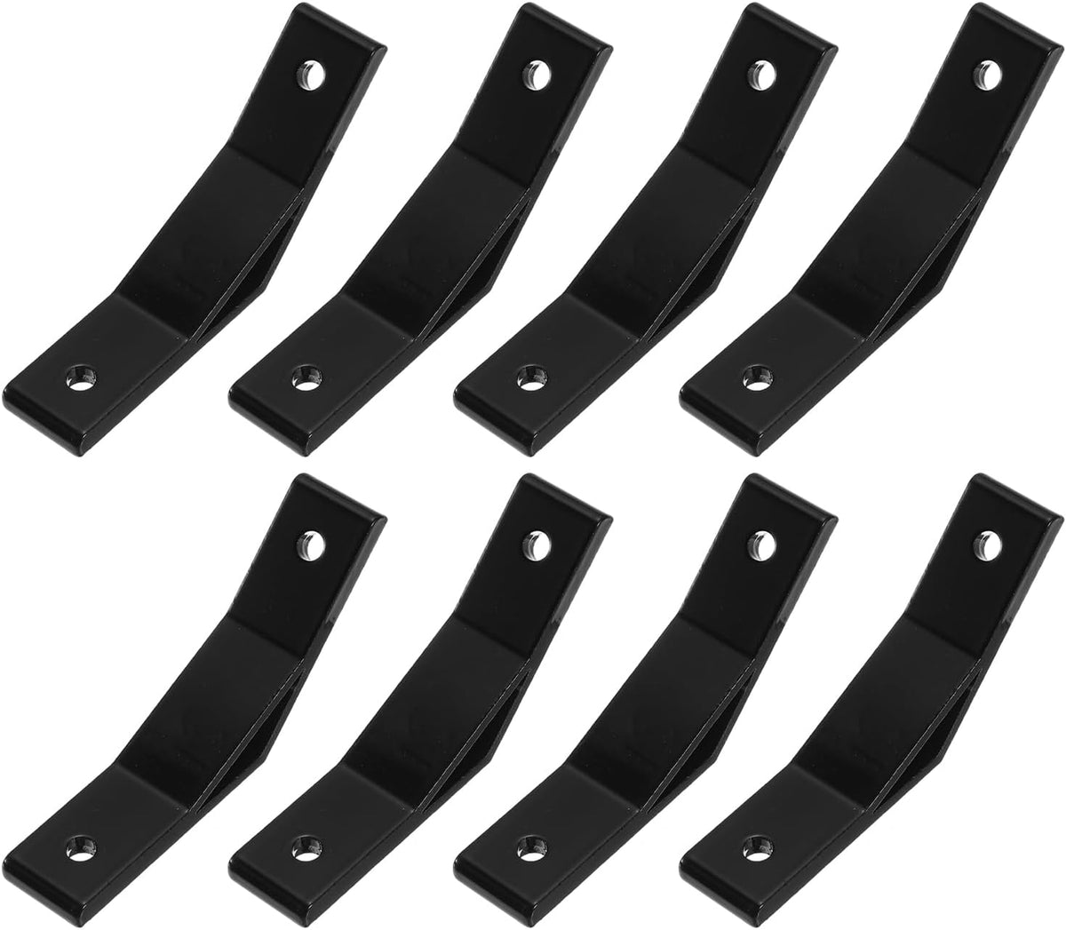 8Pcs 135 Degree Angle Aluminum Profile Corner Brackets, Corner Brace Joint Connectors for 3030 Series (Black)