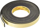 Sponge Tape, EVA Single Sided Sealing Foam Tape, 5M Length, 20mm Width, 3mm Thick, Black