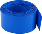 40mm Flat Width 10M Length PVC Heat Shrink Tube Blue for 18650 Battery Pack