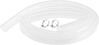 Silicone Tubing 19mm(3/4") ID 25mm(1") OD 5ft(1.5m) Silicone Rubber Tube Air Hose Water Pipe Clear with Clamps