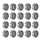R4-2RS Deep Groove Ball Bearing 1/4-inchx5/8-inchx0.196-inch Sealed Z2 Lever Bearings 20pcs