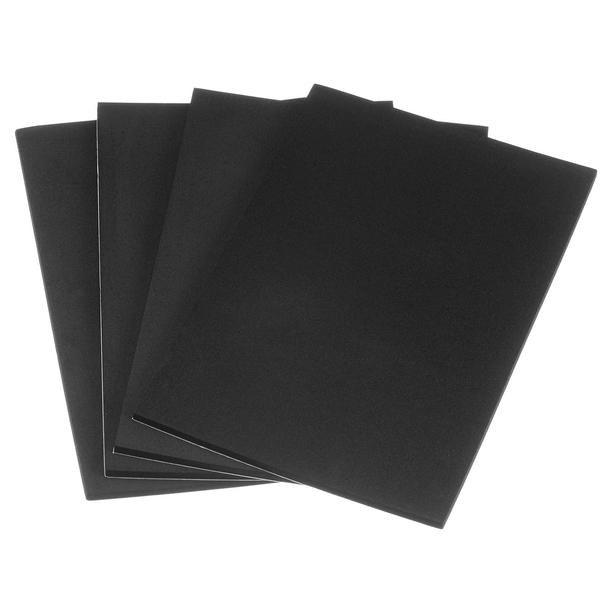 4pcs Adhesive Foam Padding Sheets 1/4" Thick x 8" Long x 12" Wide EVA Foam Sheet Self Stick Non-Slip Anti Vibration Pads, Anti-Skid Noise
