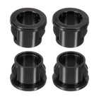 28 Pcs Cable Snap Bushing Grommet, 15/32" Mounting Dia Black Round Nylon Snap in Cable Grommet Protector, Plastic Cable Hole Grommets for Wiring