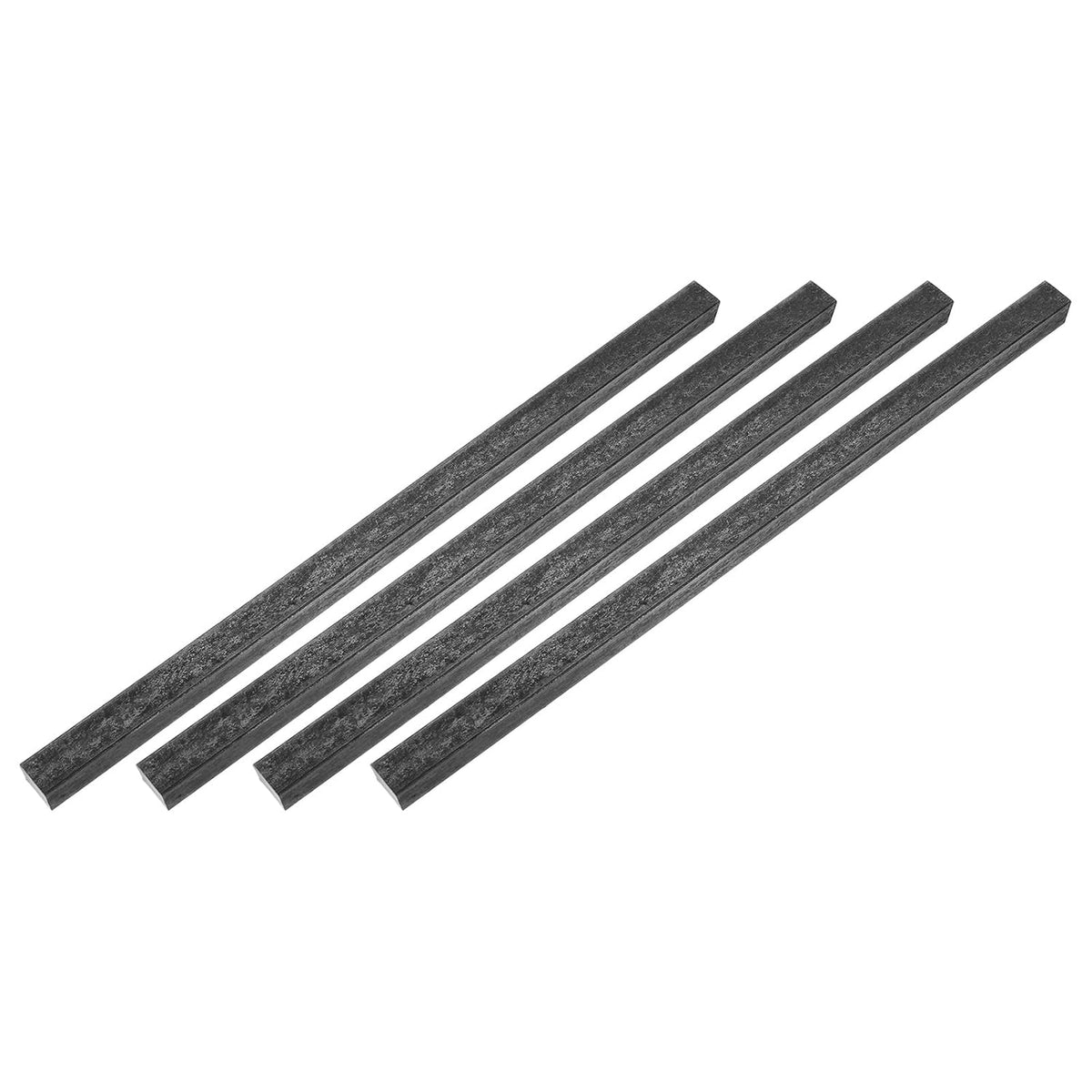 4Pcs Square Steel Bar Stock, 9/16"x9/16"x12"(14mmx14mmx305mm) A36 Square Steel Rod Bars Precision Key Stock for Keyways Structural Support Industrial Machinery DIY Craft