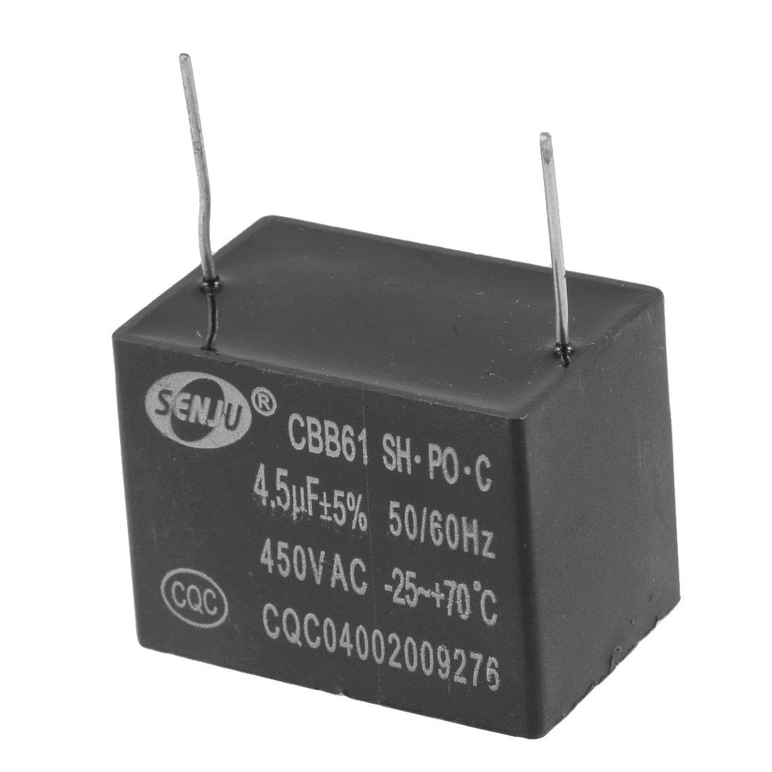 a12072600ux0095 450V AC 4.5uF Polypropylene Film Motor Run Capacitor Yfyvo