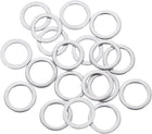 100 Pcs M8 Flat Washer, 8x12x0.8mm Thickened 304 Stainless Steel Flat Spacers for Screw, Bolt, Automotive, Industrial Machinery