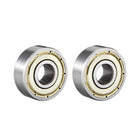 606ZZ Deep Groove Ball Bearing Double Shield 606-2Z 80016, 6mm x 17mm x 6mm High Carbon Steel Z1 Bearings (Pack of 2)
