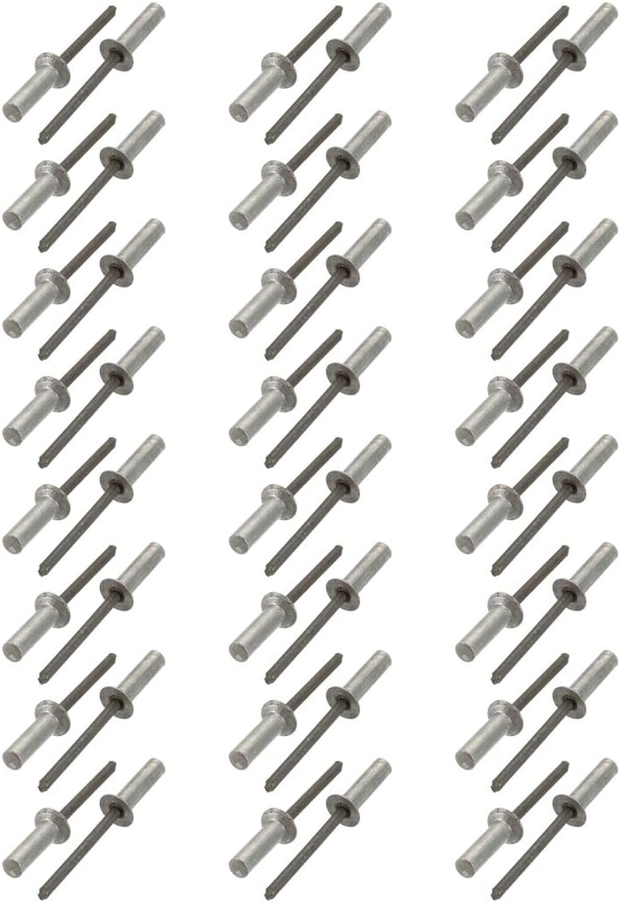 5mmx18mm Aluminum Countersunk Head Closed End Blind Rivets Fastener 50pcs