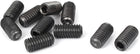 UNC 3/8"-16 x 3/4" Thread Count Cup Point Hexagon Socket Grub Screws Black 10 Pcs