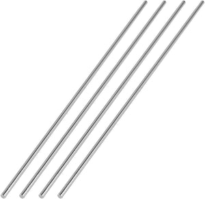 4Pcs 150mm x 2mm Silver Tone Metal Round Rod for RC Aircraft Model