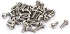 M3x8mm 304 Stainless Steel Button Head Torx Screws Bolts T10 Drive 40pcs