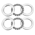 51107 Thrust Ball Bearings 35mm x 52mm x 12mm Chrome Steel ABEC3 Single Row Roller 2pcs