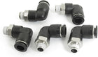 1/8BSP Male to 8mm Air Pneumatic Elbow Quick Connect Connectors 5Pcs