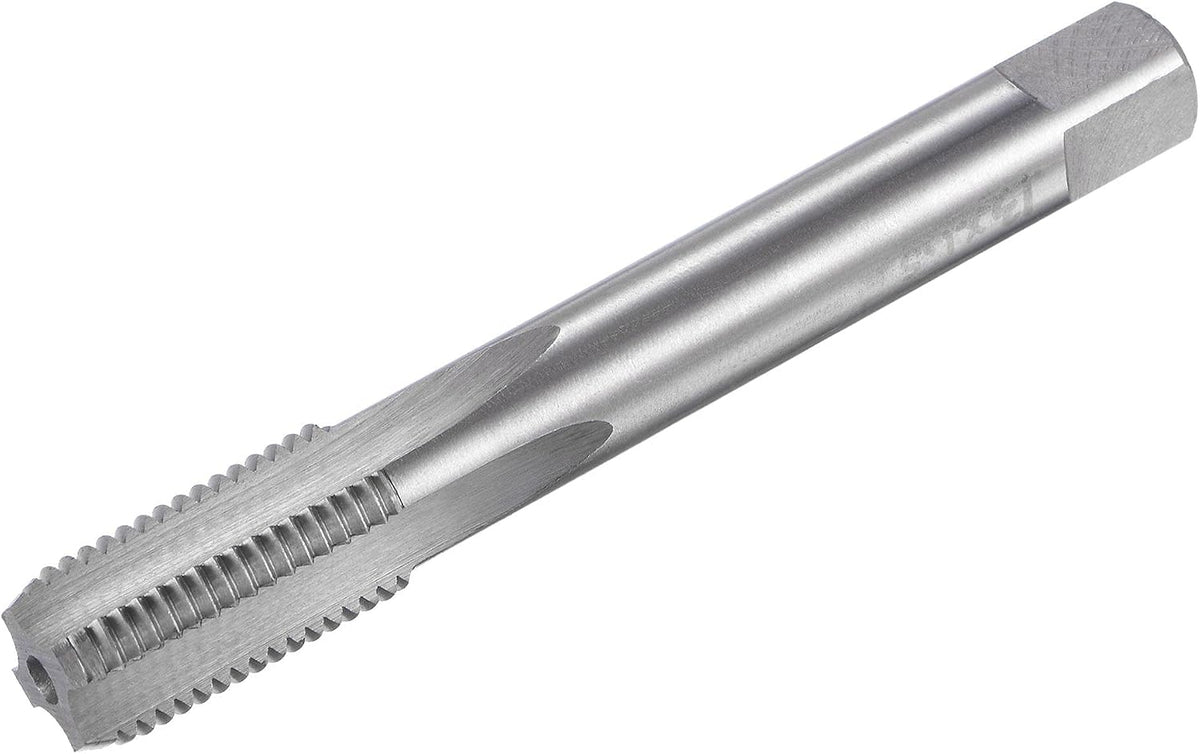 Thread Milling Threading Tap M13 x 1.5, Metric Left Hand Machine HSS (High Speed Steel) 4 Straight Flutes Screw Tap H2 Tapping Machinist Thread Repair Tool