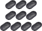 Wire Protector Oil Resistant Armature Oval Rubber Grommets 30x65mm Mounting Dia 10Pcs