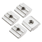 Slide in T-Nut, M5 Threaded for 3030 Series Aluminum Extrusions Profile, Pack of 4