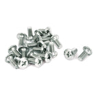 M6x15mm Male Thread Phillips Flat Head Bolt Screw Suitable for Double Bed Furniture TV Rack Wall Hanging 20pcs