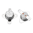 2 Pcs KSD301 Thermostat 160°C/320°F 16A Normally Closed N.C Adjust Snap Disc Temperature Switch for Microwaves,Oven,Coffee Maker,Ceramic Material