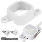 LinkMejor 125Pcs Udehaven Lysmontageklip til Govee H706 med Hex Sokkel