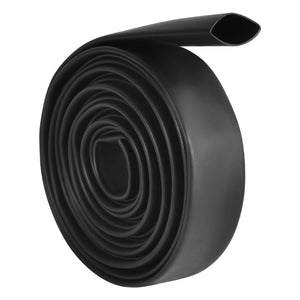 Tubo di riduzione termica 1/2 pollice - 3,96 metri 3:1 Ratio Impermeabile Tubo di riduzione termica - Lineato adesivo, Tubo a parete doppia adesiva riducibile per cavi - Nero (1, Nero, 1/2"(12.7mm)-3,96m)