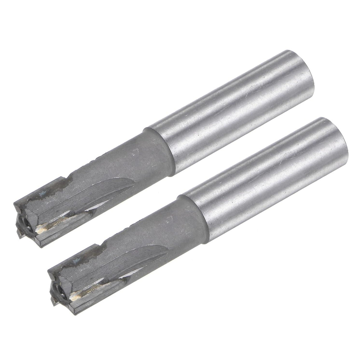 Square Nose End Mill, 14mm Cutting Dia Tungsten Carbide Tip 3 Straight Flutes Milling Cutter with 14mm Straight Shank, 2pcs