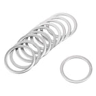10 Pcs 20mm x 16.5mm x 0.8mm 304 Stainless Steel Flat Washer for Screw Bolt