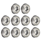 FR4ZZ Flanged Ball Bearing 1/4"x5/8"x0.196" Double Metal Shielded (GCr15) Chrome Steel Flange Rip Bearings 10pcs