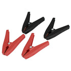 a15112300ux0193 Plastic Handle 380V 90A Alligator Car Battery Clip Test Clamp, 4 Piece