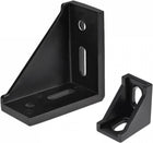 Inside Corner Bracket Gusset (80mm x 80mm 4Pcs, 40mm x 40mm 8Pcs) for 4040 Series Aluminum Extrusion Profile with Slot 8mm, Black