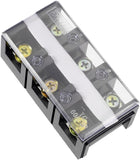 Dual Rows 3 Positions 600V 60A Wire Barrier Block Terminal Strip