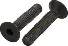 2pcs M5x25mm Flat Countersunk Head Hex Socket Left Hand Thread Bolt DIN7991
