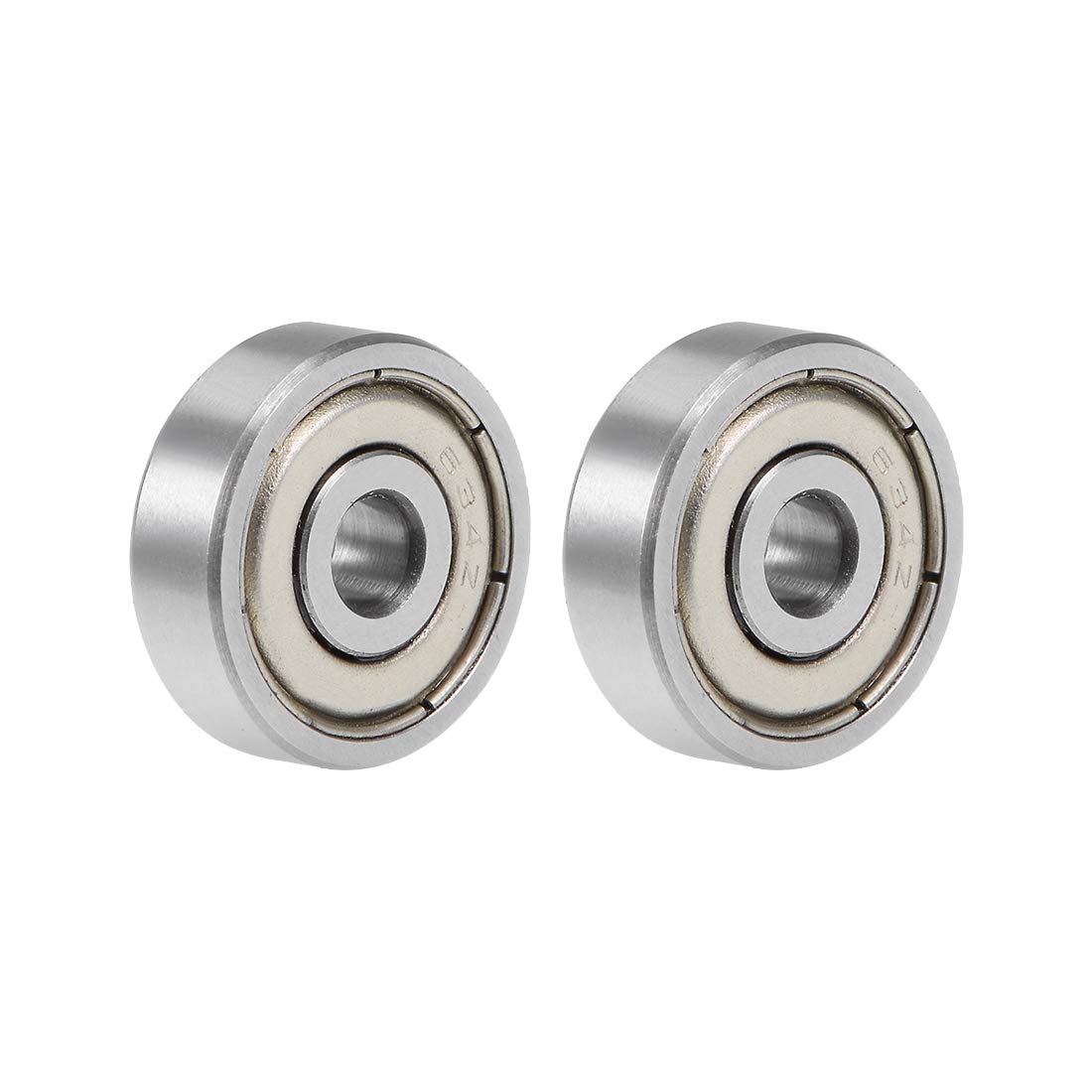 634ZZ Deep Groove Ball Bearing 4x16x5mm Double Shielded Chrome Steel Bearings 2-Pack