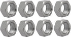 8pcs M24 Thread 1.5mm Pitch Metric Carbon Steel Left Hand Hex Nut