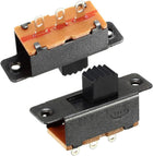 20Pcs 5mm Vertical Slide Switch SPDT 2 Position 3 Terminals PCB Panel Latching