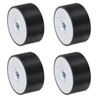 4Pcs 40 x 20mm M8 Thread Female Rubber Mounts, Vibration Isolators, Replaces Anti Vibration Pads Flat Silent Block Base Block