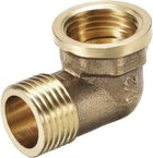 Brass Pipe Fitting 90 Degree Elbow 1/2 PT Male X 1/2 PT Female