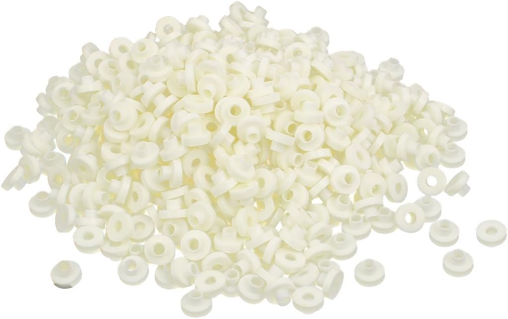 1000PCS to-3 Plastic Thermal Insulation Insulator Bushing Washers White
