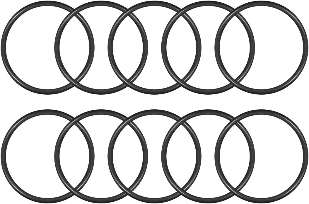 Nitrile Rubber O-Rings 85mm OD 73.6mm ID 5.7mm Width, Metric Sealing Gasket, Pack of 10