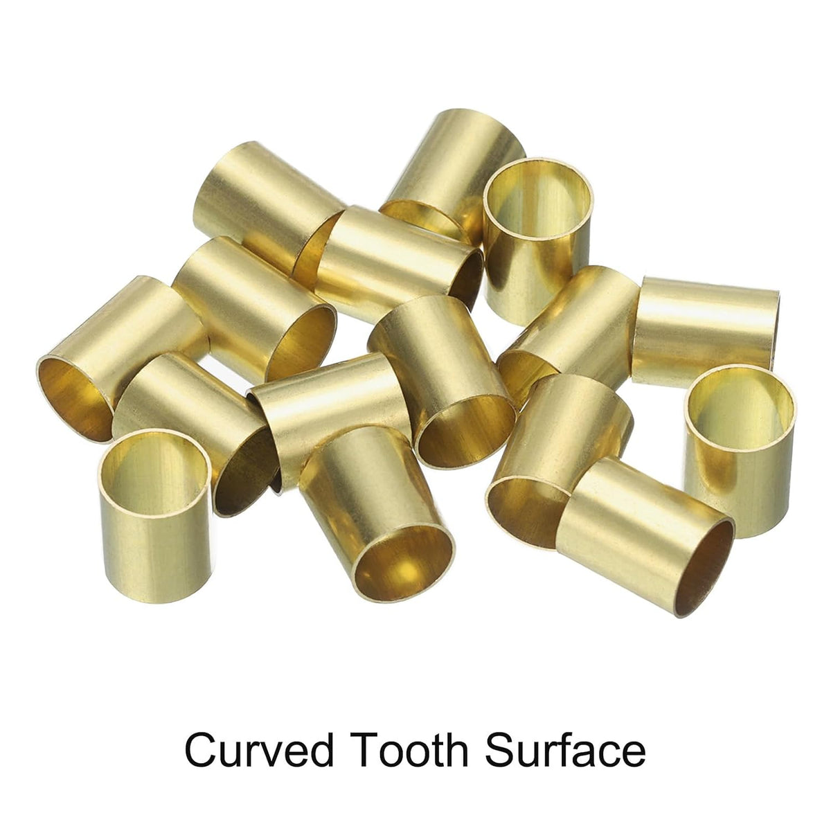 16 Pcs Clip de curea 2GT din cupru, Buckle durabil, Conector de cablu de sârmă, Terminal de cablu pentru Accesorii de imprimantă 3D, pentru bandă de cauciuc deschisă cu lățime 6mm