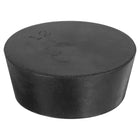 1 Pcs Solid Rubber Stopper, Tapered Lab Seal Tube Stopper Plug for Test Tube Flasks Glass Containers Industry and Laboratories, 63x54x25mm Black