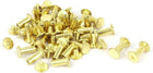 Placcati in ottone Viti Chicago per Posti di Legame Docking Rivet 5mmx12mm 30pz