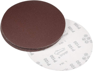 9 Inch Sanding Disc 100 Grits Flocking Sandpaper for Sander 10 Pcs