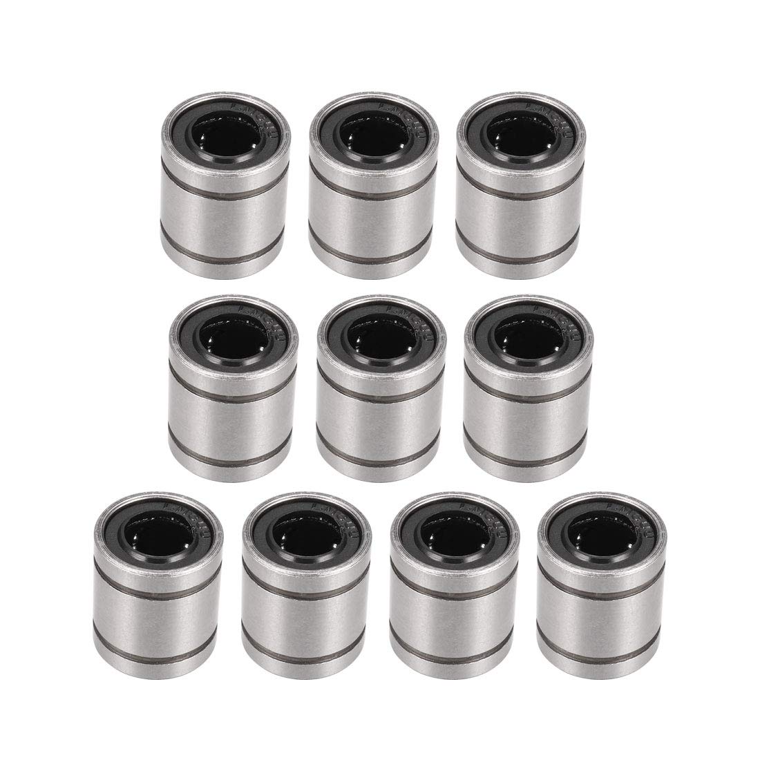 LM8UU Linear Ball Bearings 8mm Bore 15mm OD 17mm Long for CNC Machine 3D Printer 10pcs